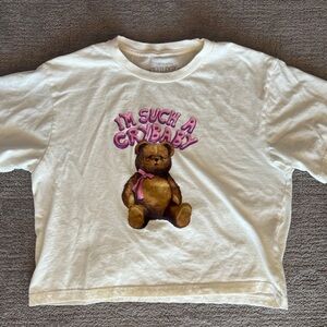melanie martinez RARE trilogy tour kawaii teddy bear “i’m such a crybaby” shirt!